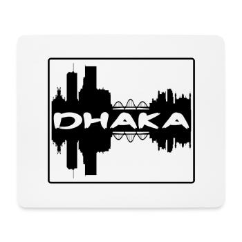 Dhaka Bangladesch Skyline Silhouette Reise Souveni - Mousepad (Querformat) - Weiß - Vorne