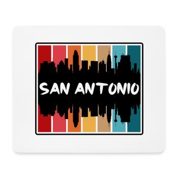 San Antonio Texas Usa Skyline Silhouette Travel So - Mouse Pad (horizontal) - white - Front