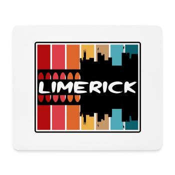 Limerick Irland Skyline Silhouette Reise Souveni - Mousepad (Querformat) - Weiß - Vorne