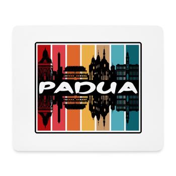 Padua Italien Skyline Silhouette Reise Souvenir - Mousepad (Querformat) - Weiß - Vorne