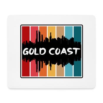 Gold Coast Australia Skyline Silhouette Travel Sou - Mouse Pad (horizontal) - white - Front