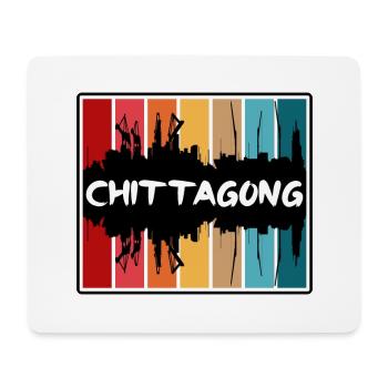 Chittagong Bangladesch Skyline Silhouette Reisen So - Mousepad (Querformat) - Weiß - Vorne