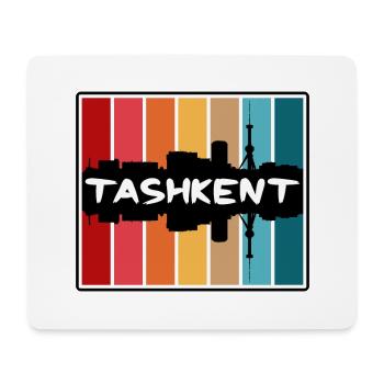 Taschkent Usbekistan Skyline Silhouette Reise Souv - Mousepad (Querformat) - Weiß - Vorne