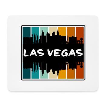 Las Vegas Nevada USA Skyline Silhouette Reisen Sou - Mousepad (Querformat) - Weiß - Vorne