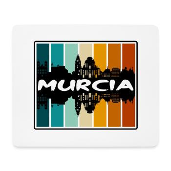 Murcia Spain Skyline Silhouette Travel Souvenir - Mouse Pad (horizontal) - white - Front