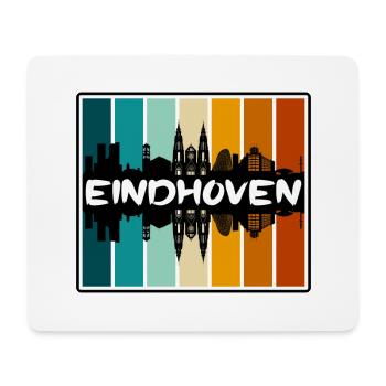 Eindhoven Pays-Bas Skyline Silhouette Voyage So - Tapis de souris (format paysage) - blanc - Devant