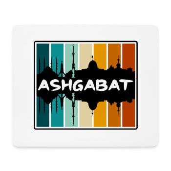 Aschgabat Turkmenistan Skyline Silhouette Reisen So - Mousepad (Querformat) - Weiß - Vorne