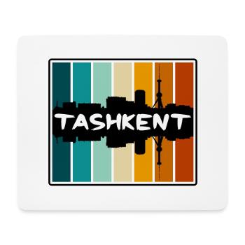 Taschkent Usbekistan Skyline Silhouette Reise Souv - Mousepad (Querformat) - Weiß - Vorne