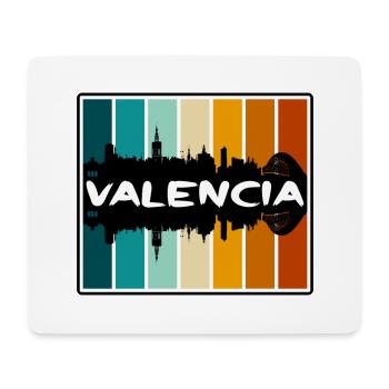 Valencia Venezuela Skyline Silhouette Travel Souve - Tapis de souris (format paysage) - blanc - Devant