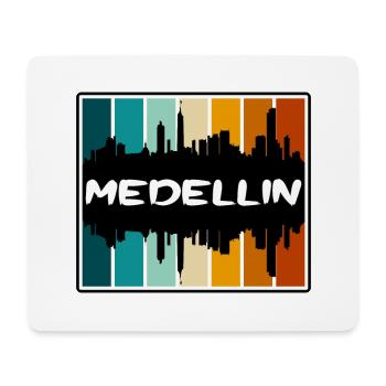 Medellin Kolumbien Skyline Silhouette Travel Souven - Mousepad (Querformat) - Weiß - Vorne