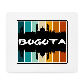 Bogota Colombia Skyline Silhouette Travel Souvenir - Mouse Pad (horizontal) - white - Front