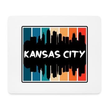 Kansas City Missouri Usa Skyline Silhouette Travel - Mouse Pad (horizontal) - white - Front
