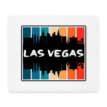 Las Vegas Nevada USA Skyline Silhouette Reisen Sou - Mousepad (Querformat) - Weiß - Vorne