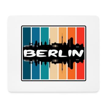 Berlin Deutschland Skyline Silhouette Reisesouvenir - Mousepad (Querformat) - Weiß - Vorne