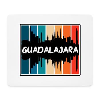 Guadalajara Mexico Skyline Silhouette Travel Souve - Mouse Pad (horizontal) - white - Front