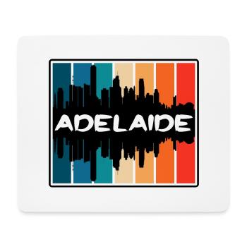 Adelaide Australien Skyline Silhouette Travel Souve - Mousepad (Querformat) - Weiß - Vorne