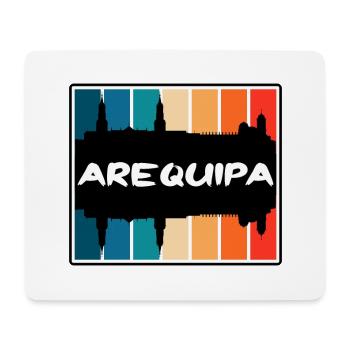 Arequipa Peru Skyline Silhouette Travel Souvenir - Mouse Pad (horizontal) - white - Front