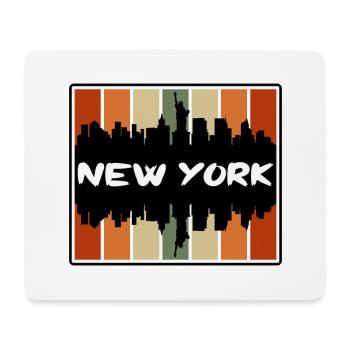 New York New York Usa Skyline Silhouette Travel So - Mousepad (Querformat) - Weiß - Vorne