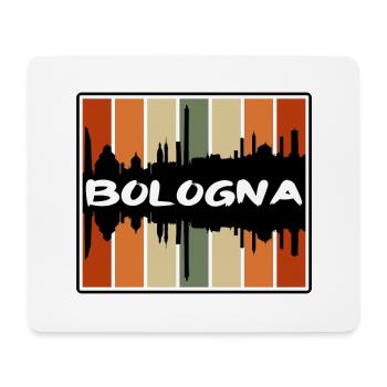 Bologna Italy Skyline Silhouette Travel Souvenir - Mouse Pad (horizontal) - white - Front