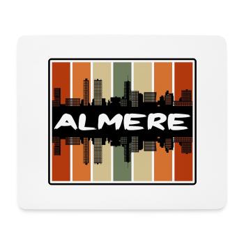 Almere Niederlande Skyline Silhouette Travel Souve - Mousepad (Querformat) - Weiß - Vorne