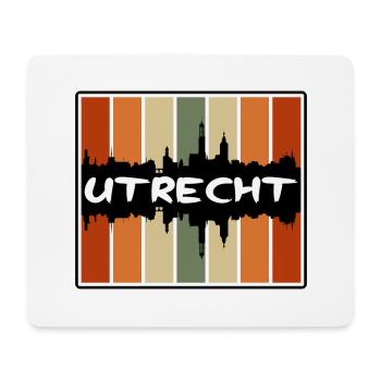 Utrecht Niederlande Skyline Silhouette Travel Souv - Mousepad (Querformat) - Weiß - Vorne