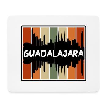 Guadalajara Mexico Skyline Silhouette Travel Souve - Mouse Pad (horizontal) - white - Front