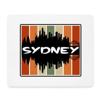 Sydney Australien Skyline Silhouette Reise Souveni - Mousepad (Querformat) - Weiß - Vorne