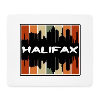 Halifax Canada Skyline Silhouette Travel Souvenir - Mouse Pad (horizontal) - white - Front