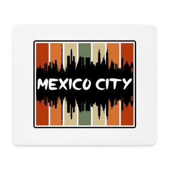 Mexico City Mexico Skyline Silhouette Travel Souve - Mouse Pad (horizontal) - white - Front