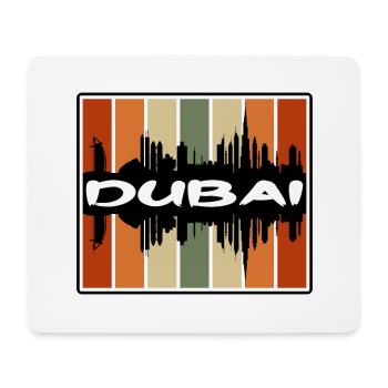 Dubai Uae Skyline Silhouette Travel Souvenir - Mouse Pad (horizontal) - white - Front