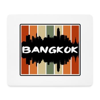 Bangkok Thailand Skyline Silhouette Travel Souveni - Mousepad (Querformat) - Weiß - Vorne