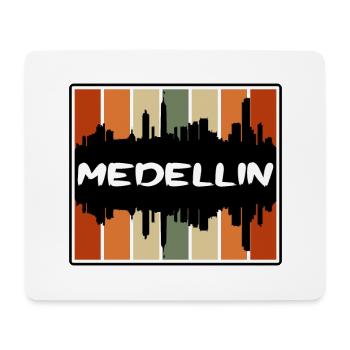 Medellin Kolumbien Skyline Silhouette Travel Souven - Mousepad (Querformat) - Weiß - Vorne