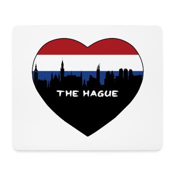 La Haye Drapeau des Pays-Bas Skyline Souvenir de voyage - Tapis de souris (format paysage) - blanc - Devant
