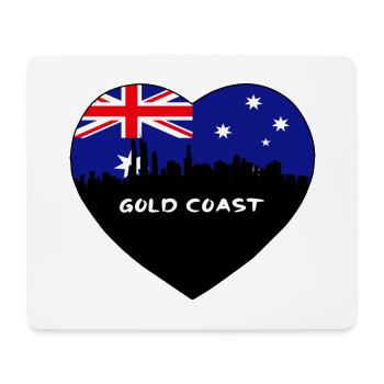 Gold Coast Australia Flag Skyline Travel Souvenir - Mouse Pad (horizontal) - white - Front