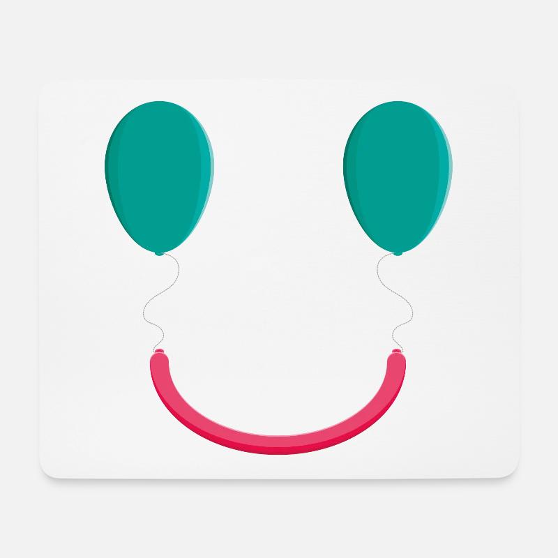 SOURIRE DE BALLON - Tapis de souris (format paysage) - blanc