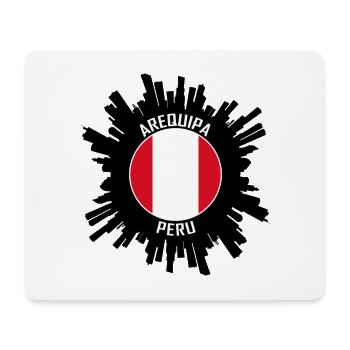 Arequipa Skyline Peru Flagge Reise Souvenir - Mousepad (Querformat) - Weiß - Vorne