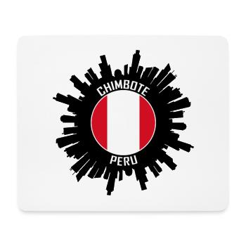 Chimbote Skyline Peru Flagge Reise Souvenir - Mousepad (Querformat) - Weiß - Vorne