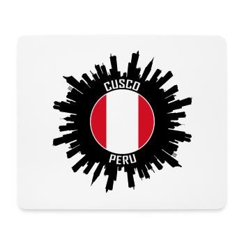 Cusco Skyline Peru Flagge Reise Souvenir - Mousepad (Querformat) - Weiß - Vorne