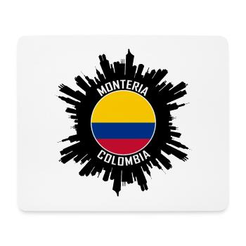 Monteria Skyline Kolumbien Flagge Reise Souvenir - Mousepad (Querformat) - Weiß - Vorne