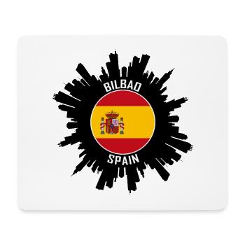 Bilbao Skyline Spanien Flagge Reise Souvenir - Mousepad (Querformat) - Weiß - Vorne