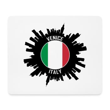 Venice Skyline Italy Flag Travel Souvenir - Mouse Pad (horizontal) - white - Front