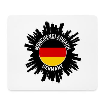 Monchengladbach Skyline Allemagne Flag Travel Souven - Tapis de souris (format paysage) - blanc - Devant
