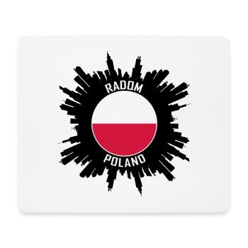 Radom Skyline Poland Flag Travel Souvenir - Mouse Pad (horizontal) - white - Front