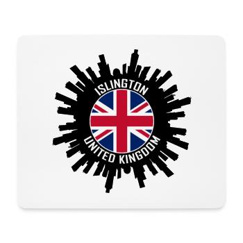 Islington Skyline UK Flagge Reise-Souvenir - Mousepad (Querformat) - Weiß - Vorne