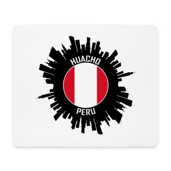 Huacho Skyline Peru Flagge Reise Souvenir - Mousepad (Querformat) - Weiß - Vorne