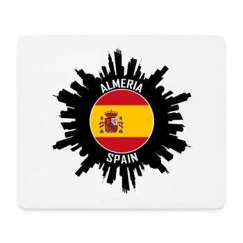 Almeria Skyline Spanien Flagge Reise-Souvenir - Mousepad (Querformat) - Weiß - Vorne