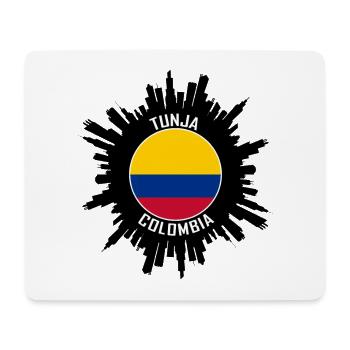 Tunja Skyline Colombie Flag Souvenir de voyage - Tapis de souris (format paysage) - blanc - Devant