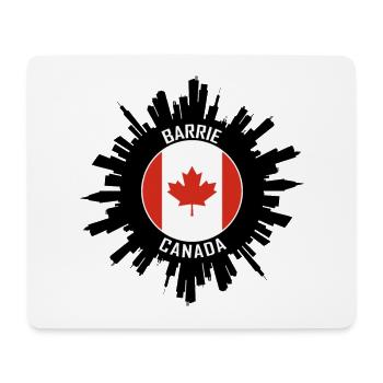Souvenir de voyage du drapeau canadien Skyline de Barrie - Tapis de souris (format paysage) - blanc - Devant