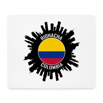 Riohacha Skyline Colombie Flag Souvenir de voyage - Tapis de souris (format paysage) - blanc - Devant