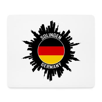 Solingen Skyline Deutschland Flagge Reise-Souvenir - Mousepad (Querformat) - Weiß - Vorne